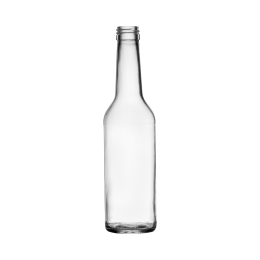 350 ml Geradhalsflasche, weiss, PP-28