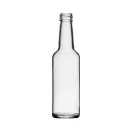 250 ml Geradhalsflasche, weiss, PP-28